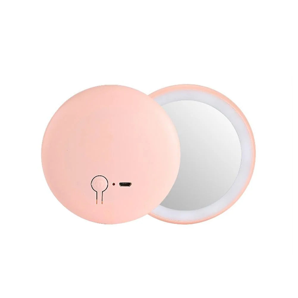 ✨ Miroir de Maquillage LED de Poche – Beauté Parfaite en Toute Occasion ! 💄